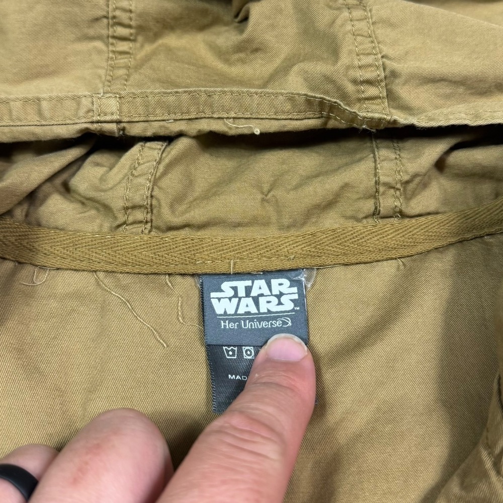 Star Wars for Her Rose The Last Jedi Full Zip Hooded Jacket Women's XL - Picture 4 of 8